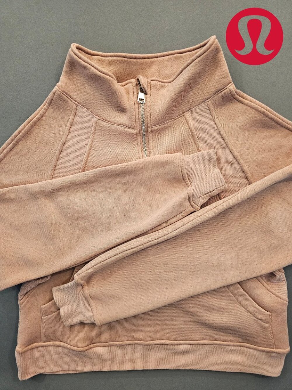 Lululemon Scuba Oversized Funnel-Neck Half-Zip - Size 4